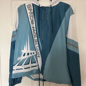 NWOT Space Mountain Windbreaker Jacket